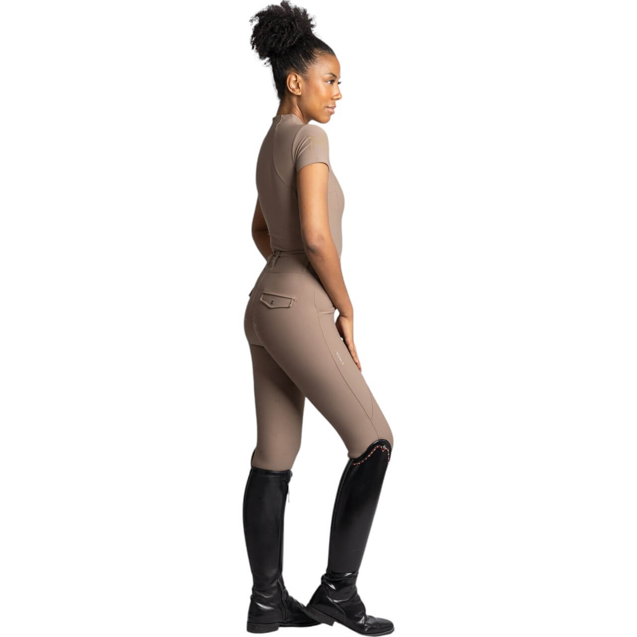Reitleggings Damen Full-Grip Pro Riding Leggings