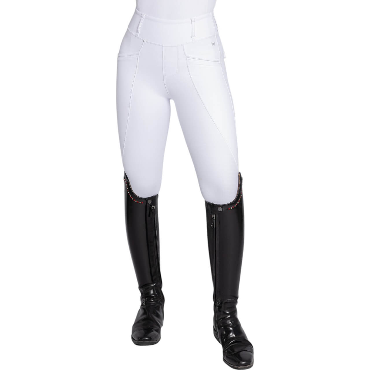 Reitleggings Damen Full-Grip Pro Riding Leggings