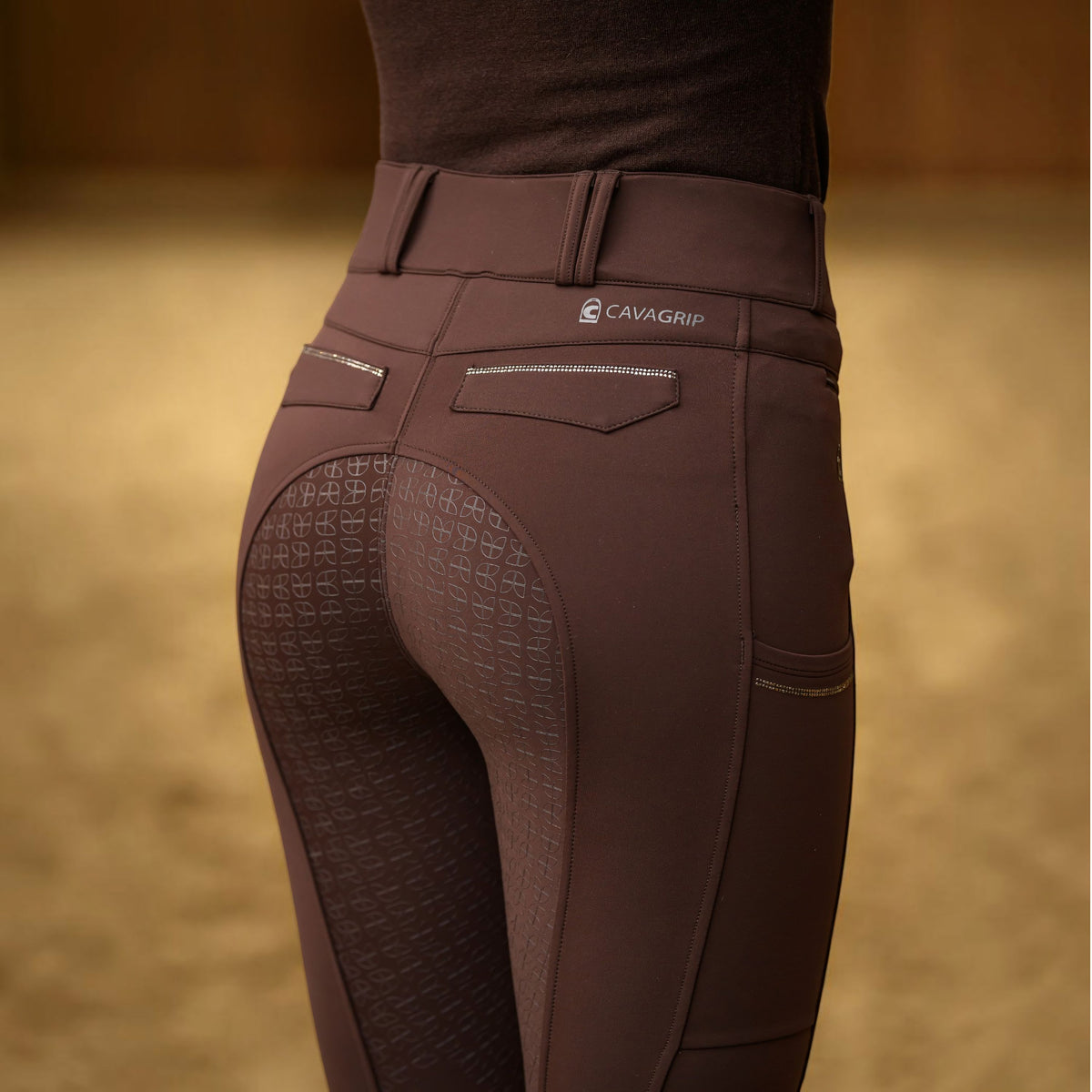 Ridebukse dame med fullgrip CAVALCAY HW2026-bukse