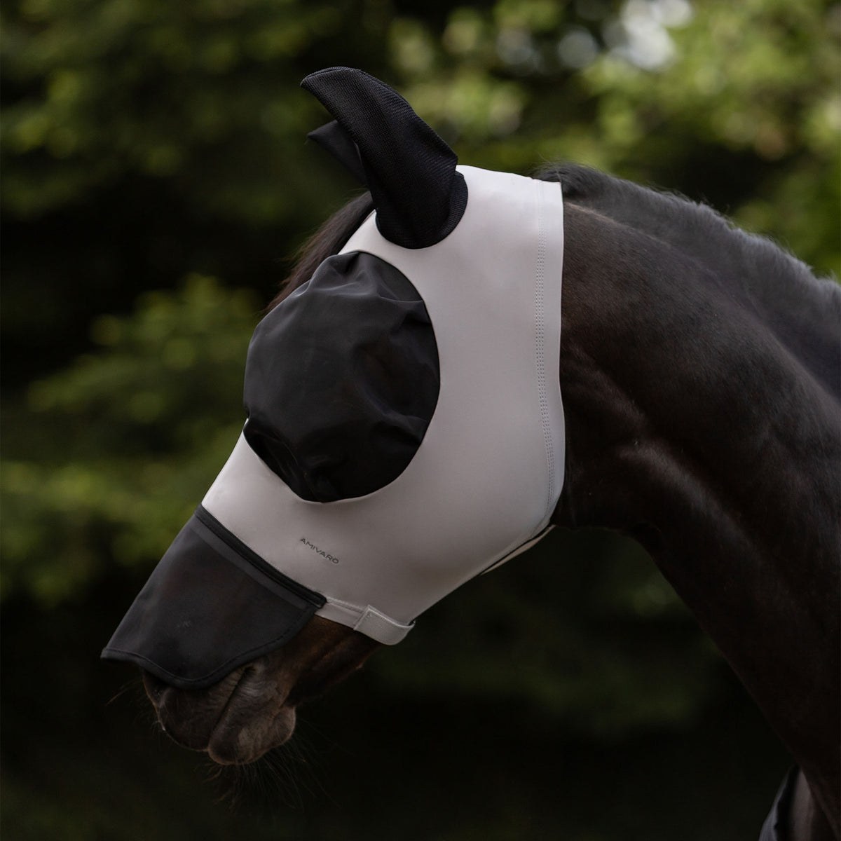 Fliegenmaske mit Nasenschutz OptiFly+ Fliegenschutz