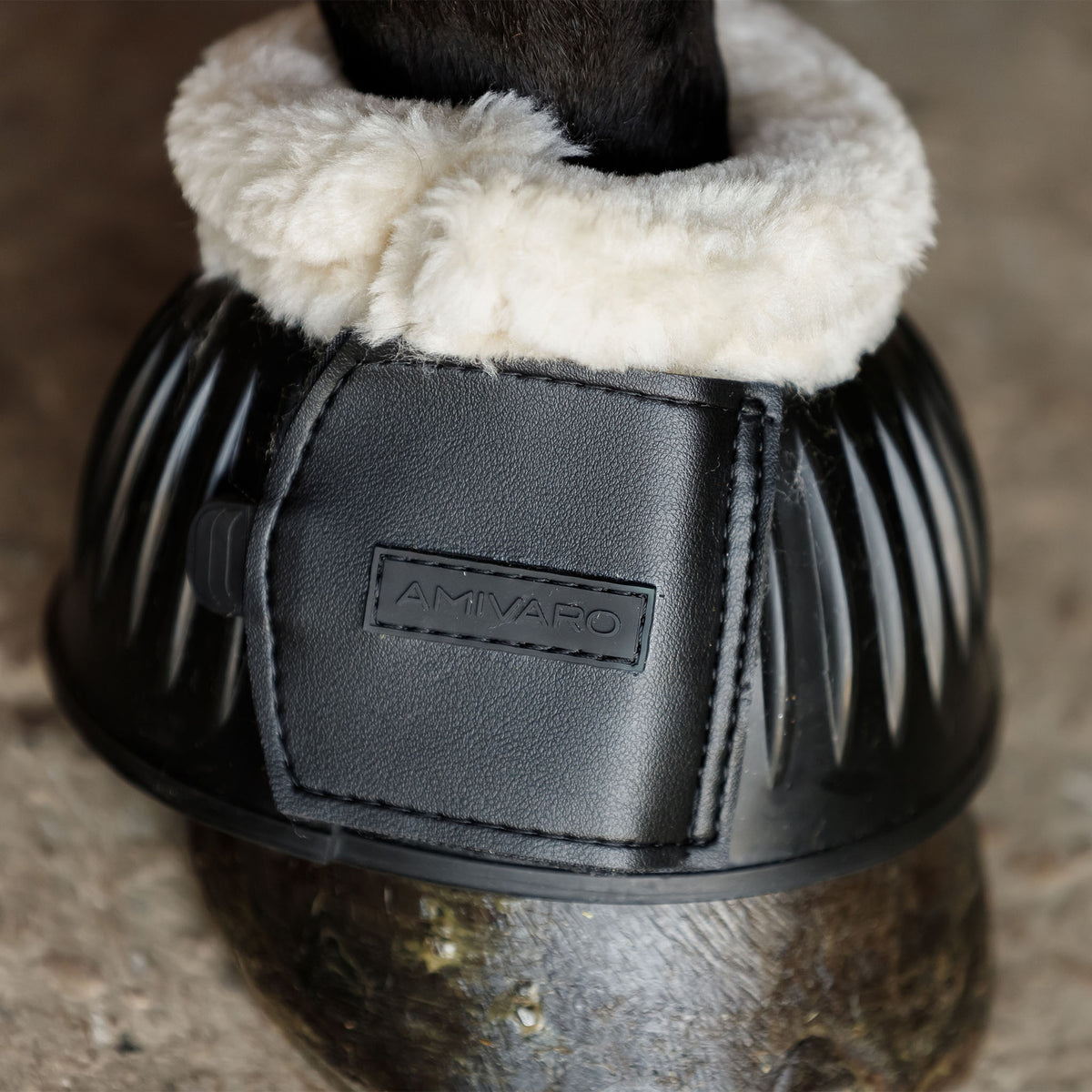 Hufglocken Gummi mit Fell FlexiBell+ Sprungglocken