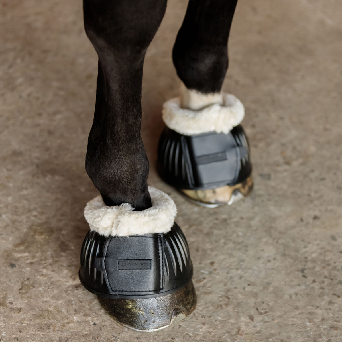 Hufglocken Gummi mit Fell FlexiBell+ Sprungglocken