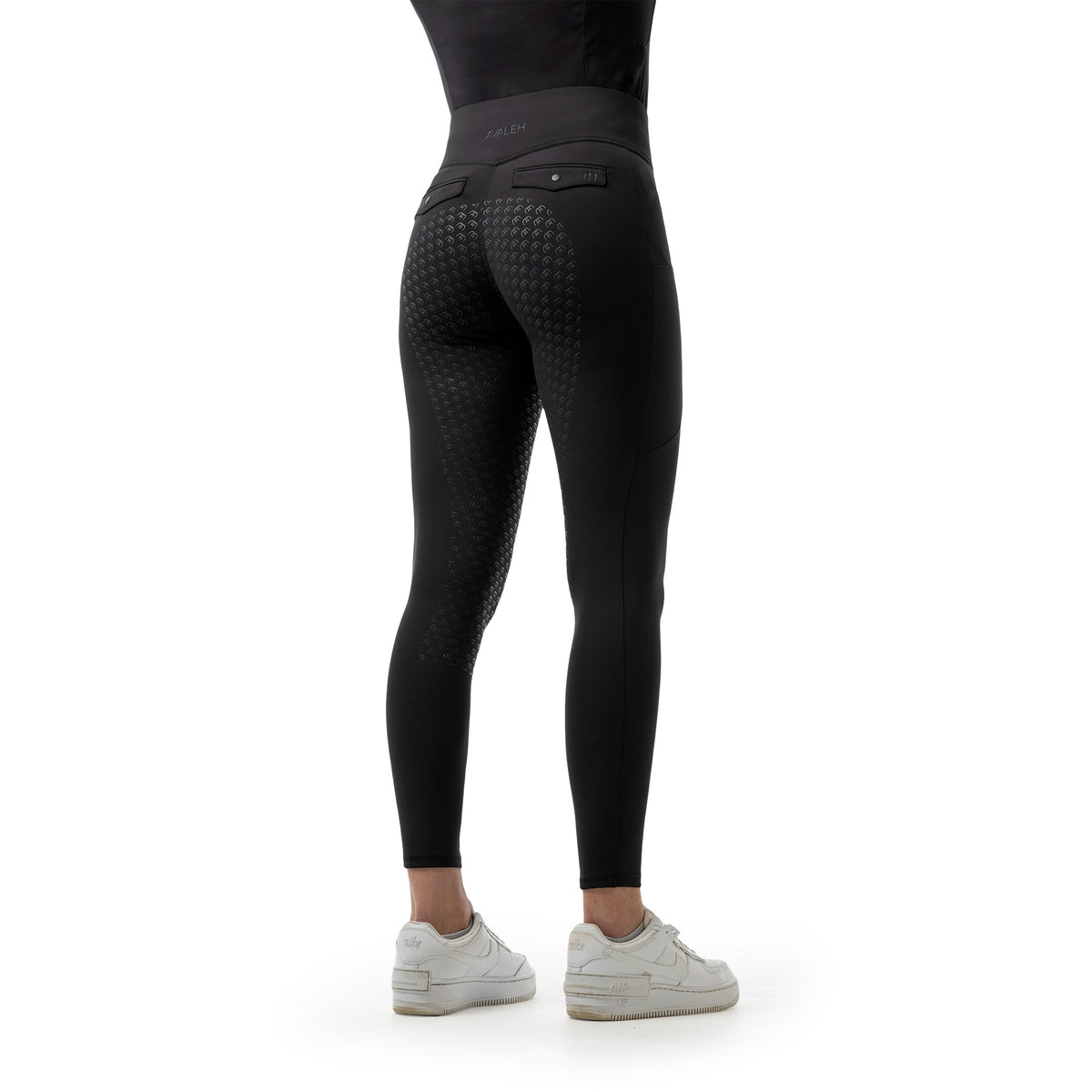 Reitleggings Damen Full Grip Pro Shape Damenleggings