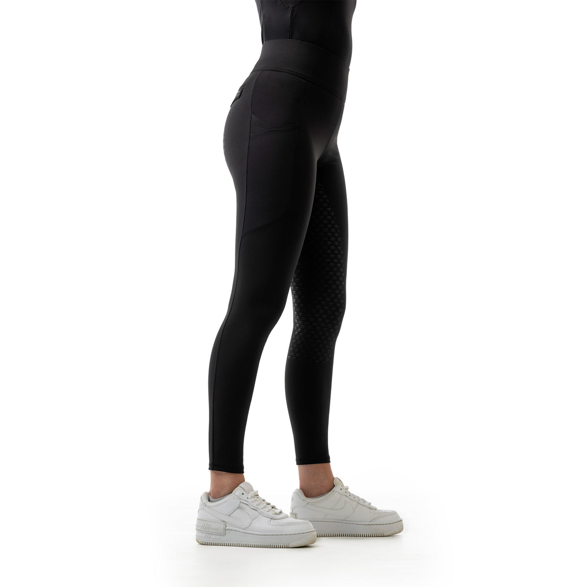 Reitleggings Damen Knee Grip Pro Shape Damenleggings