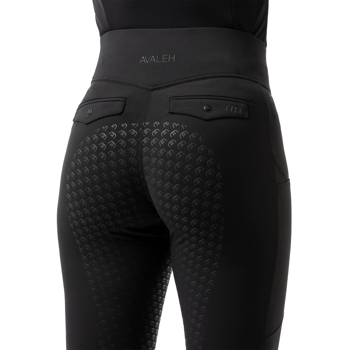 Reitleggings Damen Full Grip Pro Shape Damenleggings