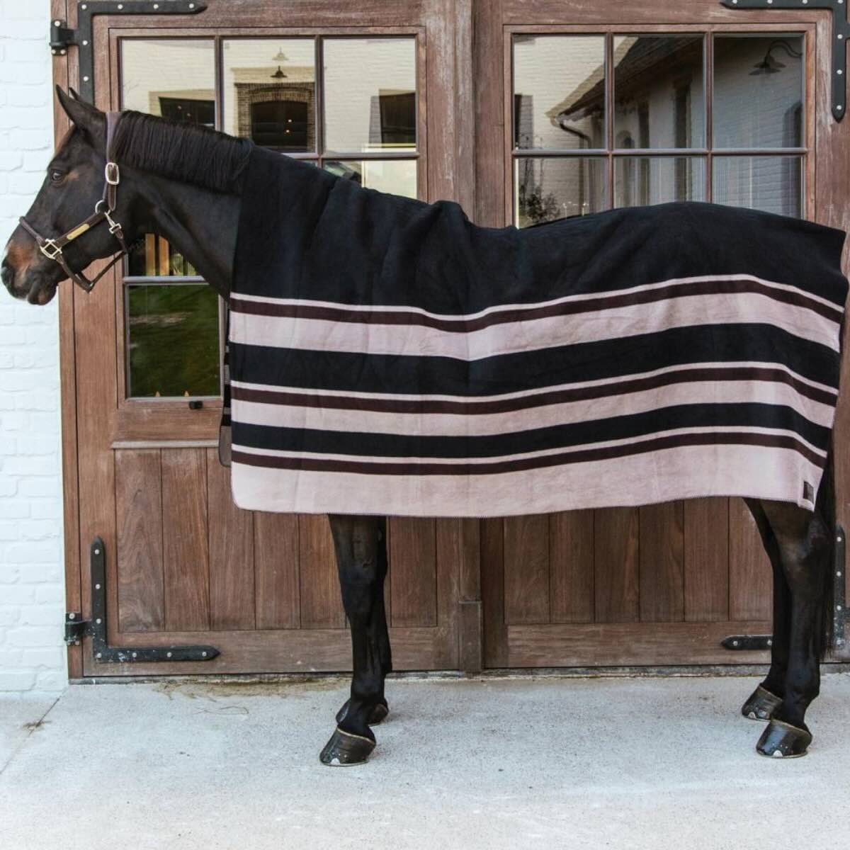 Abschwitzdecke Square Stripes Heavy Fleecedecke