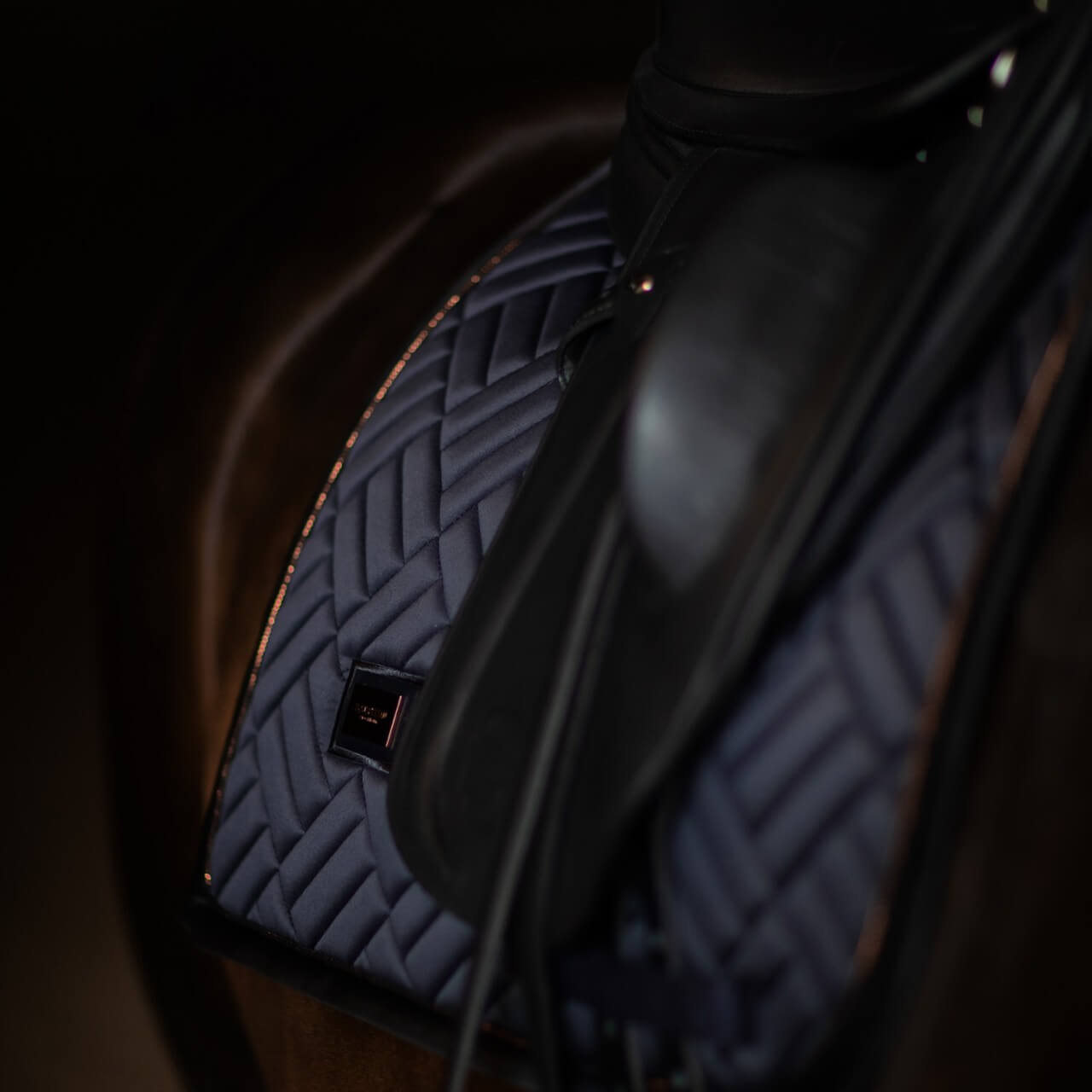 Dressurschabracke Dressage Saddle Pad Modern Dark Ocean Schabracke Dressur
