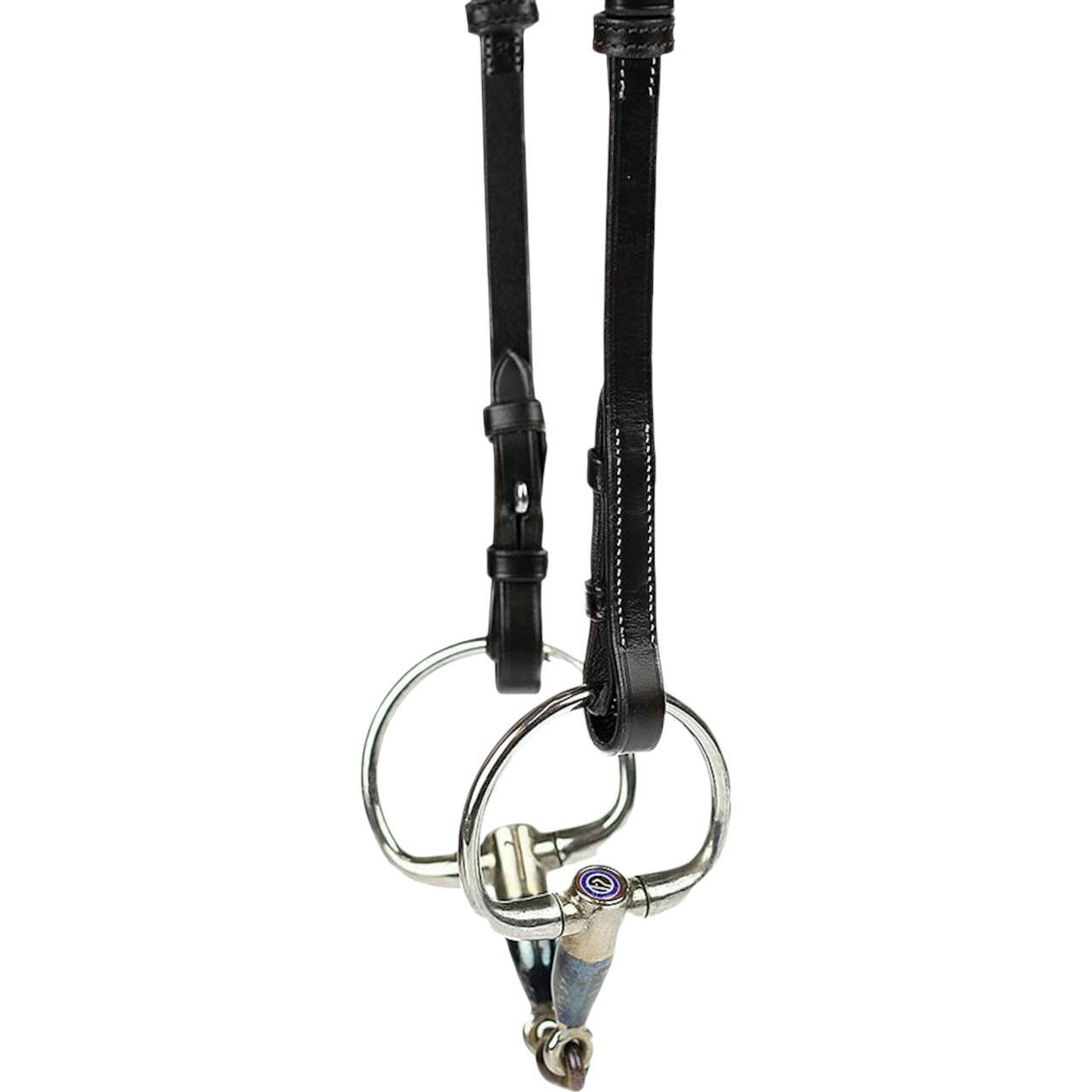 Backenstücke French Hook mit Cradles Weiße Kontrastnähte