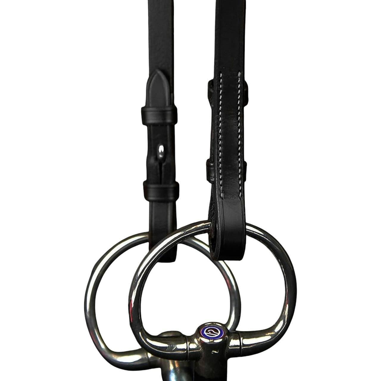 Backenstücke French Hook mit Cradles Weiße Kontrastnähte