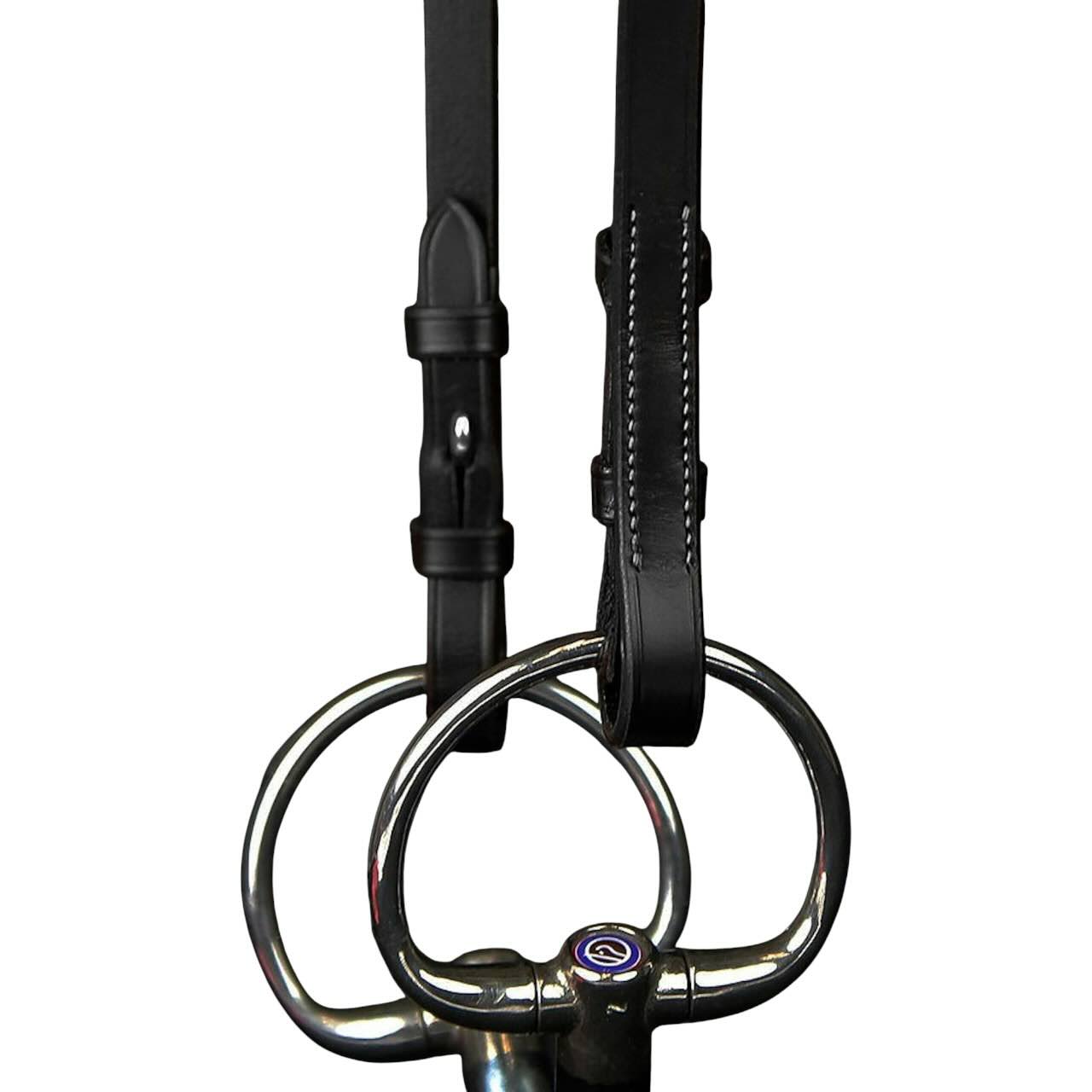 Backenstücke French Hook mit Cradles Weiße Kontrastnähte