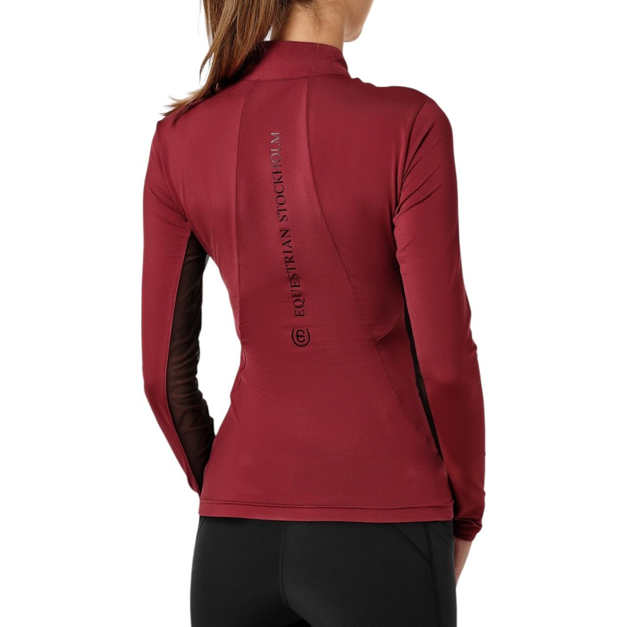Baselayer Damen Air Breeze Bordeaux Longsleeve