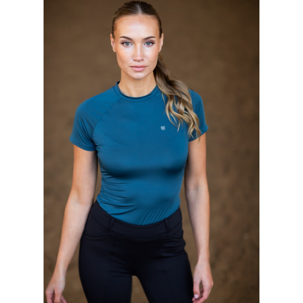 Baselayer Damen Kurzarm Dynamic Teal Blue Shortsleeve