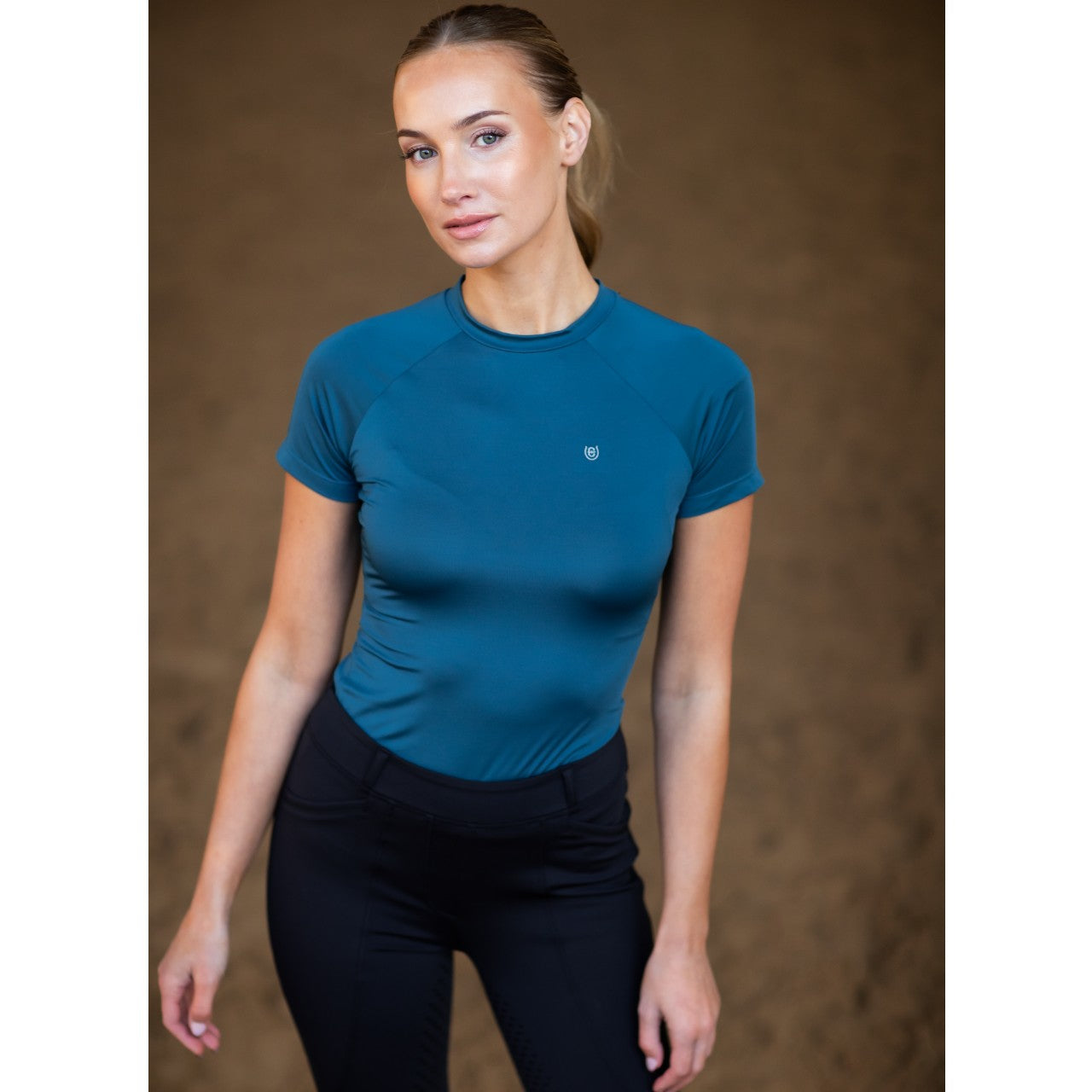 Baselayer Damen Kurzarm Dynamic Teal Blue Shortsleeve