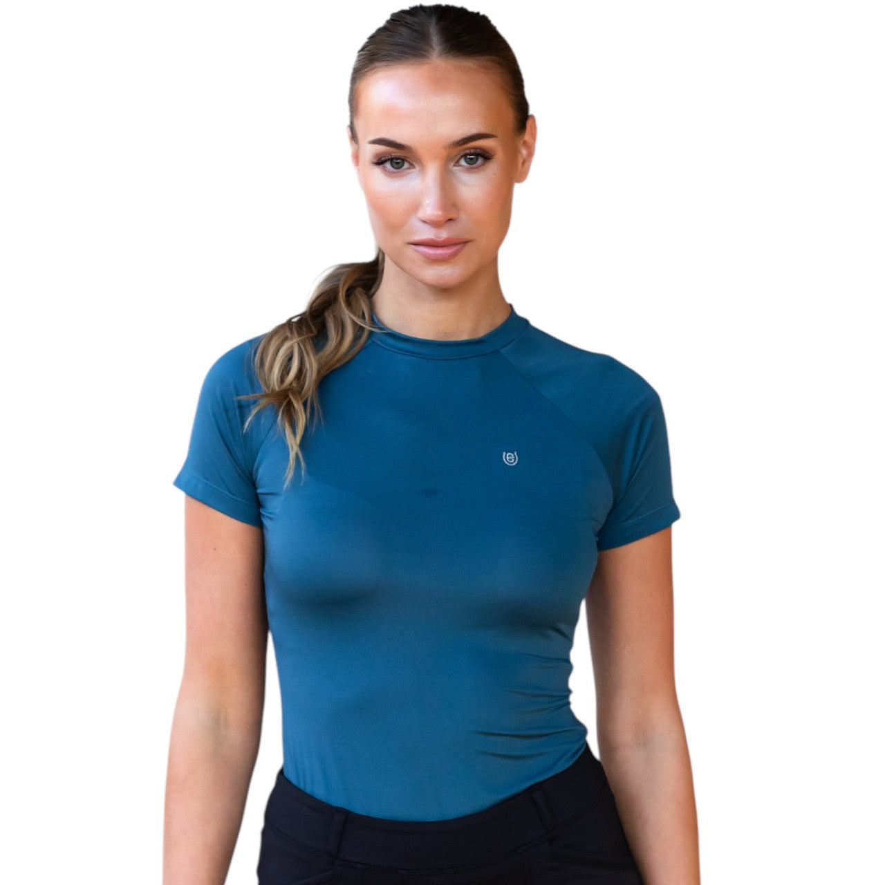 Baselayer Damen Kurzarm Dynamic Teal Blue Shortsleeve