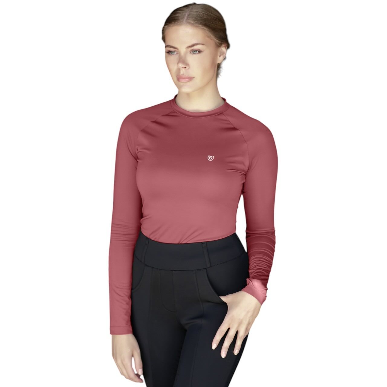 Baselayer Damen Langarm Dynamic Amber Rose Longsleeve