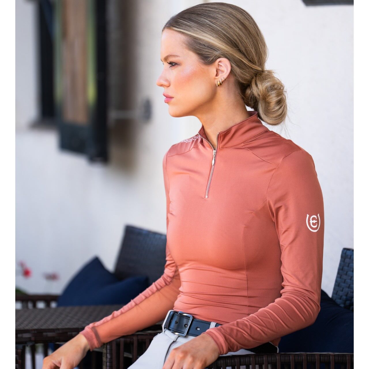 Baselayer Damen Longsleeve Air Breeze Coral Shirt