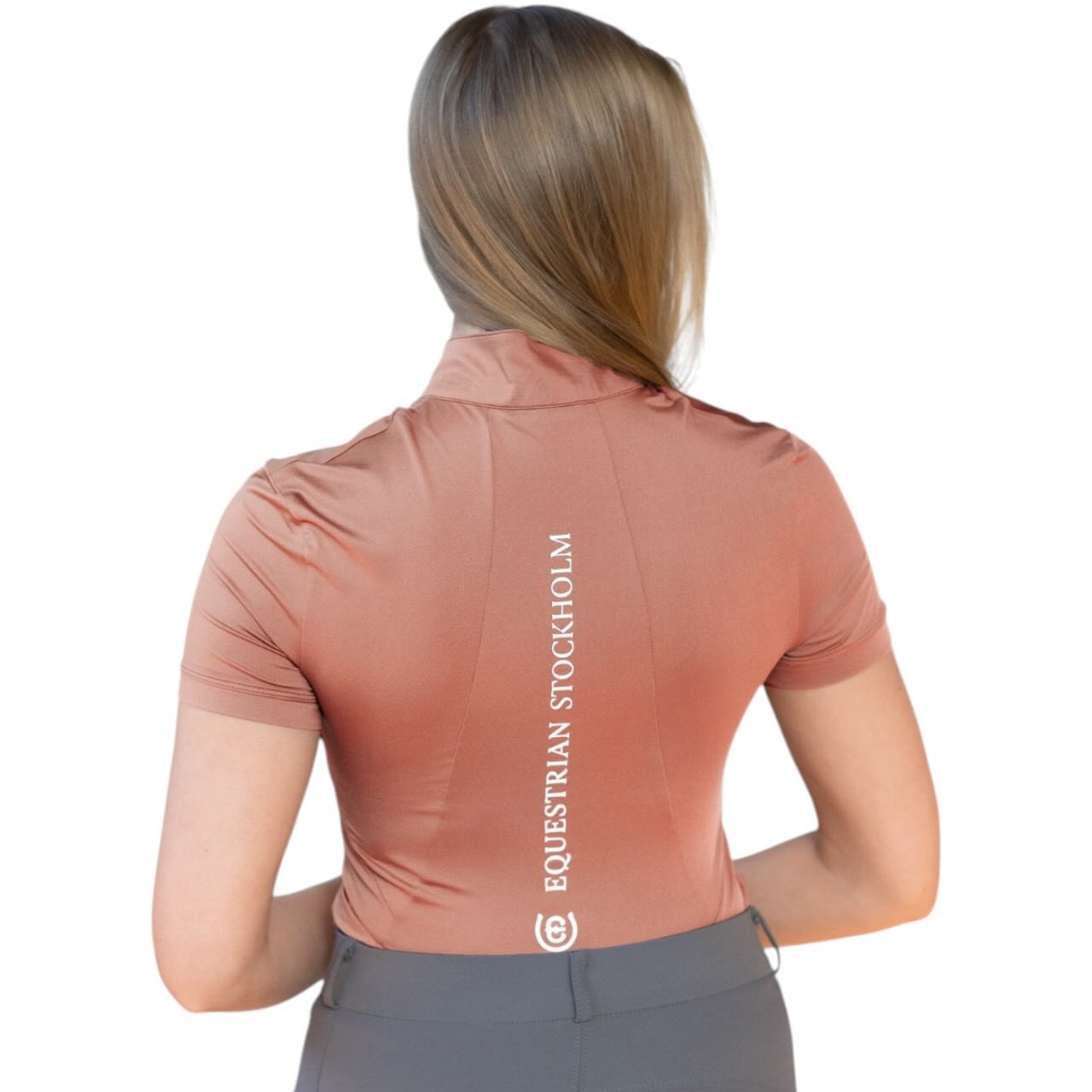 Baselayer Damen Shortsleeve UV Protection Coral T-Shirt