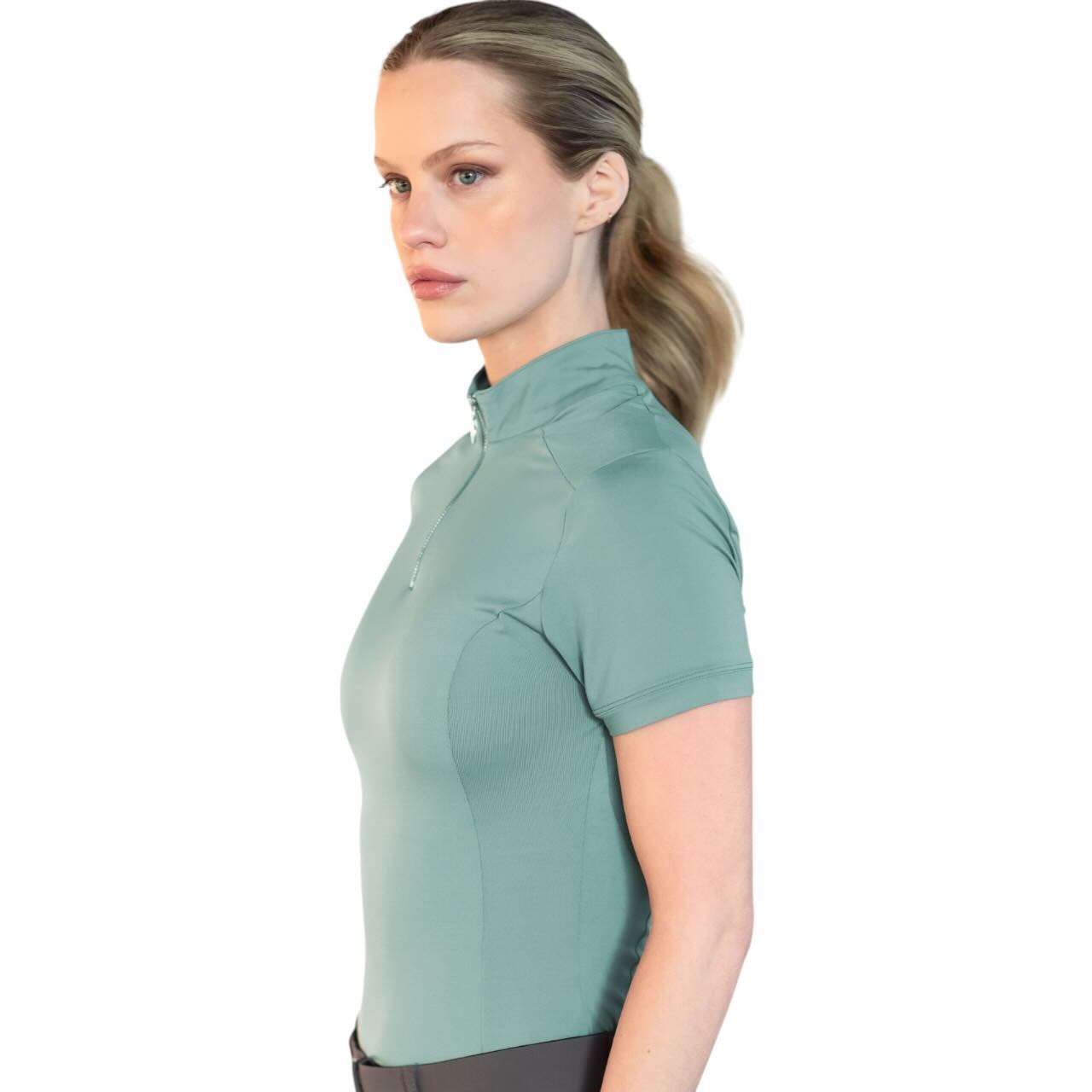 Baselayer Damen Shortsleeve UV Protection Mint Green T-Shirt