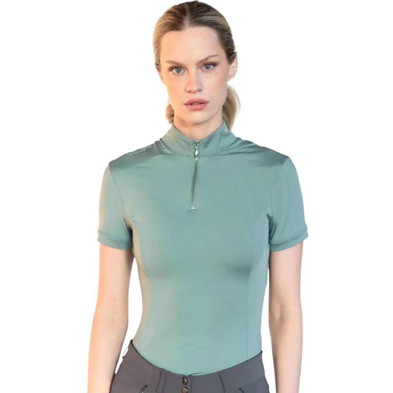 Baselayer Damen Shortsleeve UV Protection Mint Green T-Shirt