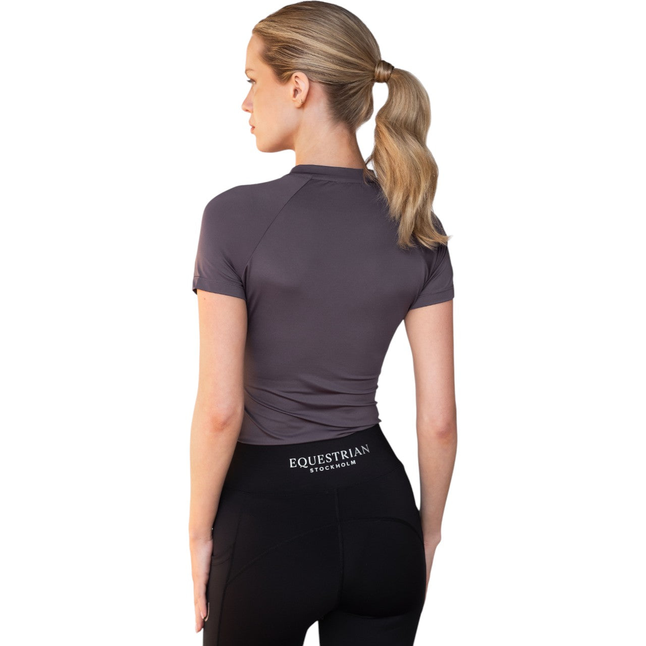Baselayer Damen Kurzarm Dynamic Dark Violet Shortsleeve