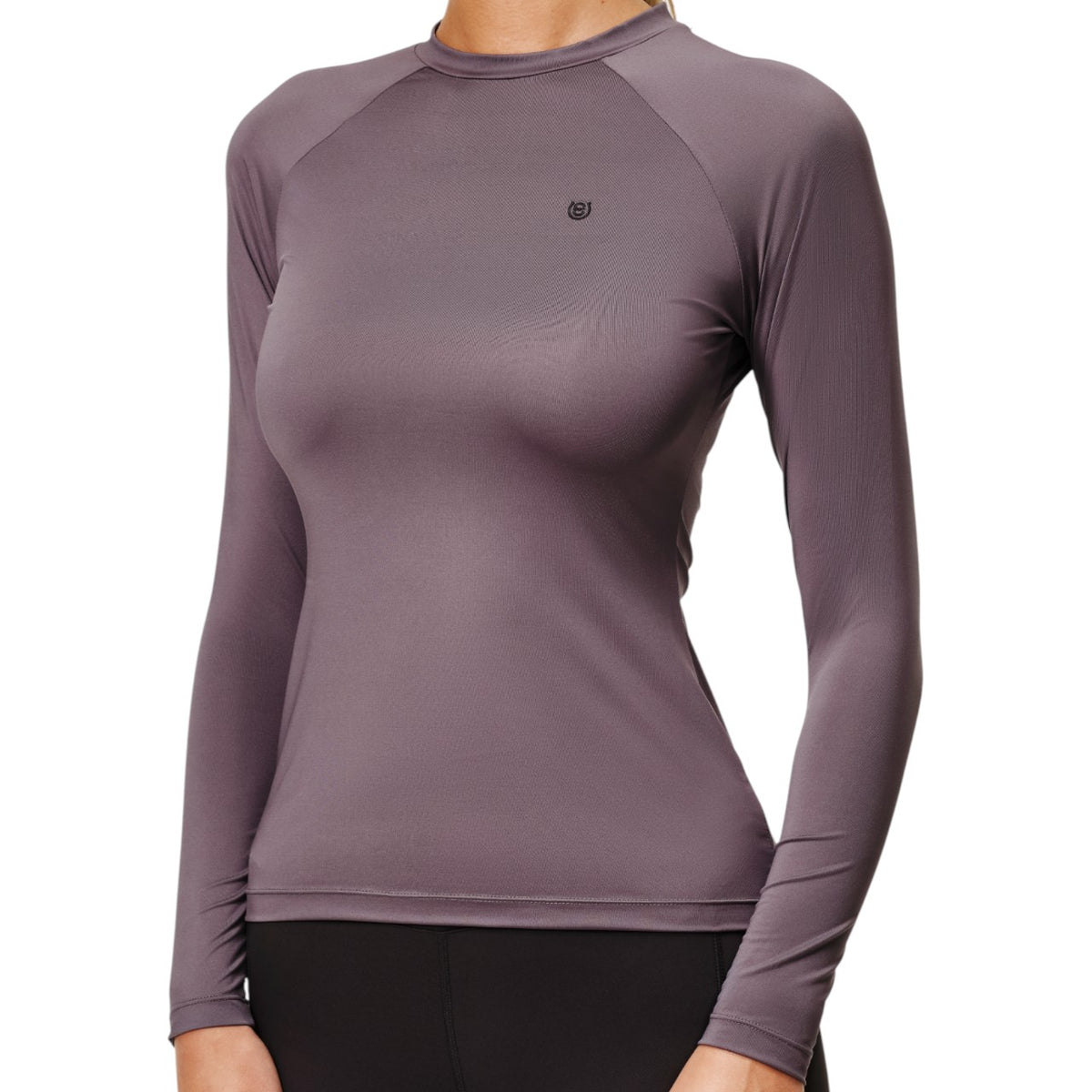 Baselayer Damen Langarm Dynamic Dark Violet Longsleeve