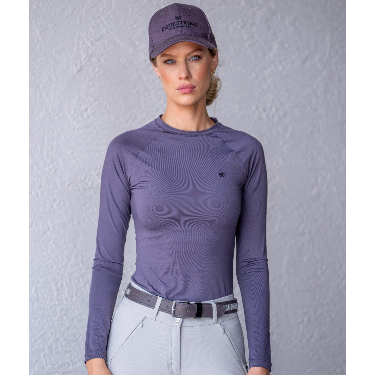 Baselayer Damen Langarm Dynamic Dark Violet Longsleeve