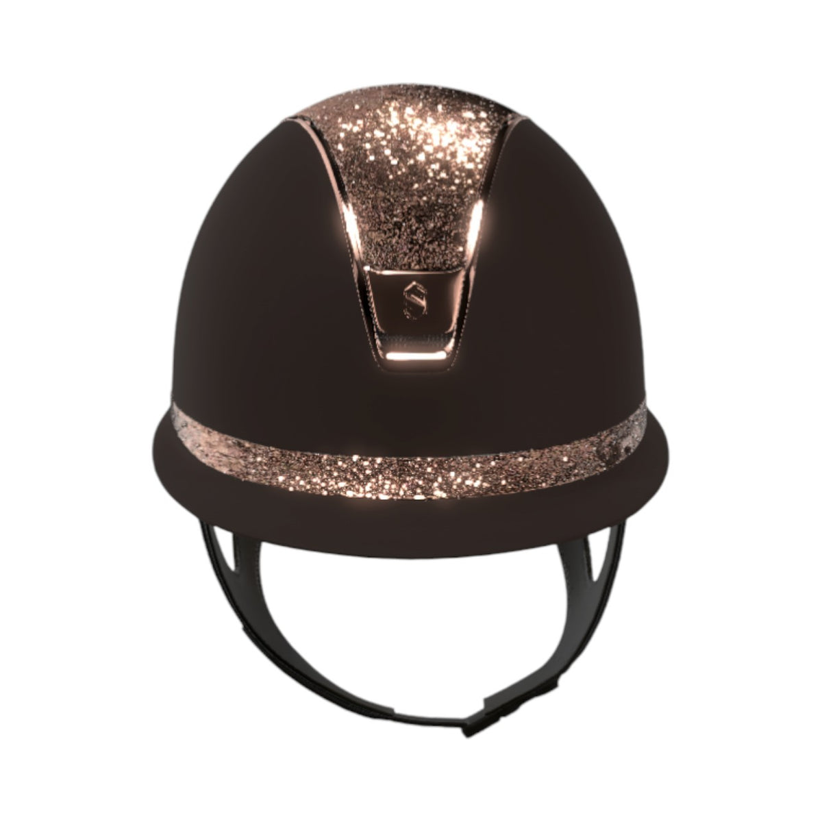 Samshield Reithelm Miss Shield 2.0 Crystal Fabric Swarovski Rosegold/ Pink Gold, Brown, Produkt allein.