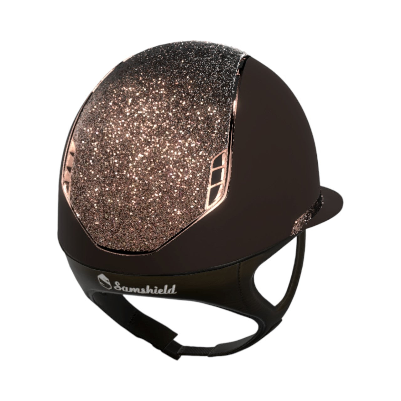 Samshield Shadowmatt 2.0 Brown Alcantara Blason Crystal Fabric Black