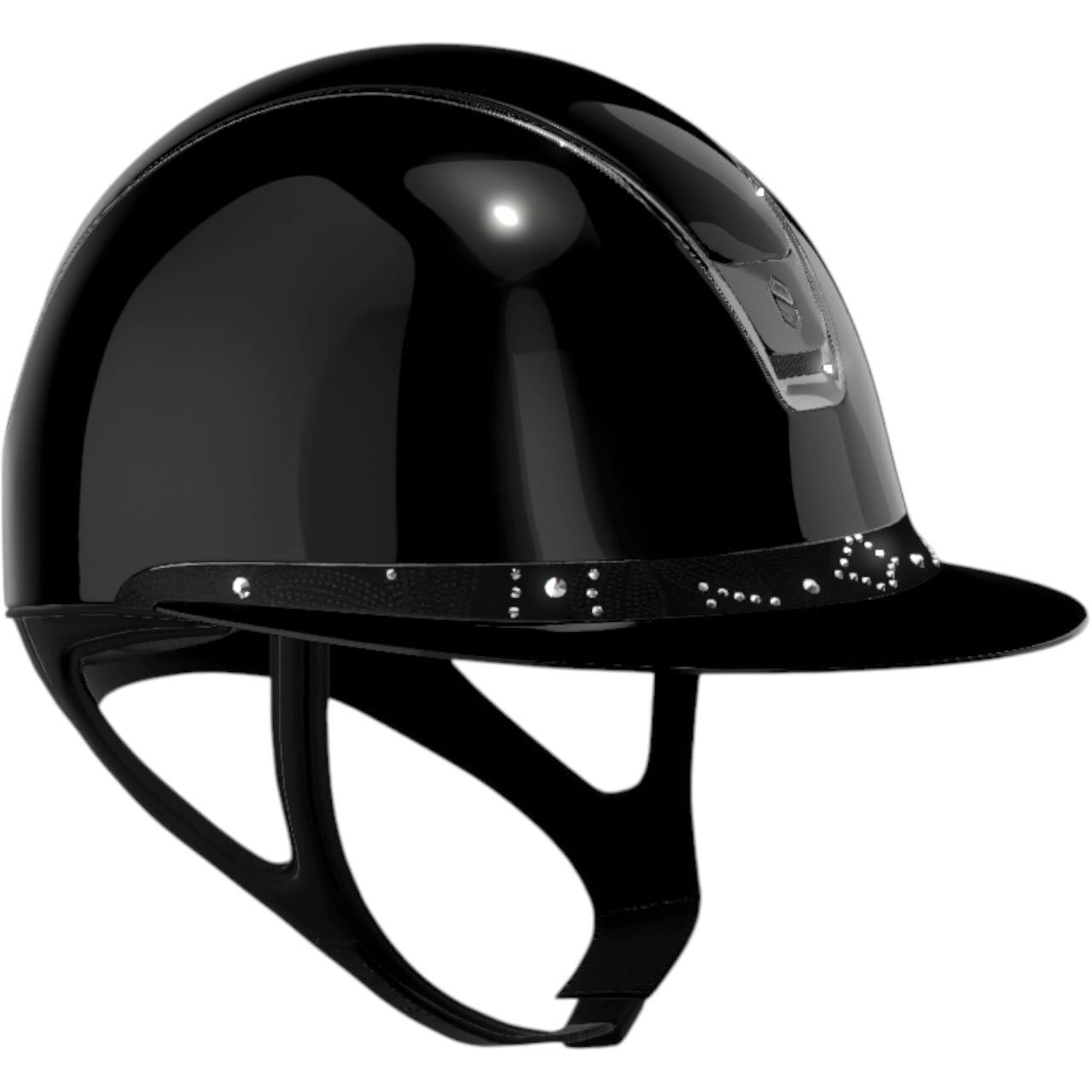 Reithelm Miss Shield 2.0 Glossy Black FB Celestial Crystal Black Trim + Blason Black Chrome Konfiguration