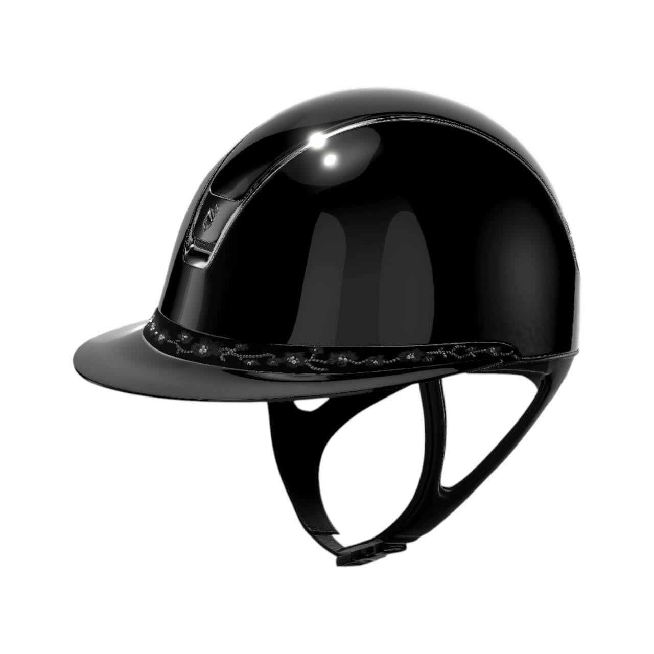 Reithelm Miss Shield 2.0  SG Black FB Cherry Blossom Black Trim + Blason Black Chrome Konfiguration