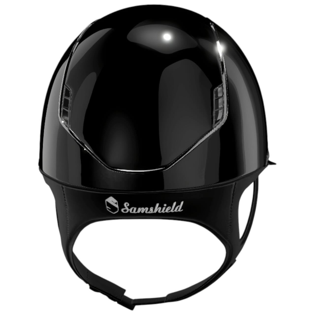 Reithelm Miss Shield 2.0  SG Black FB Cherry Blossom Black Trim + Blason Black Chrome Konfiguration