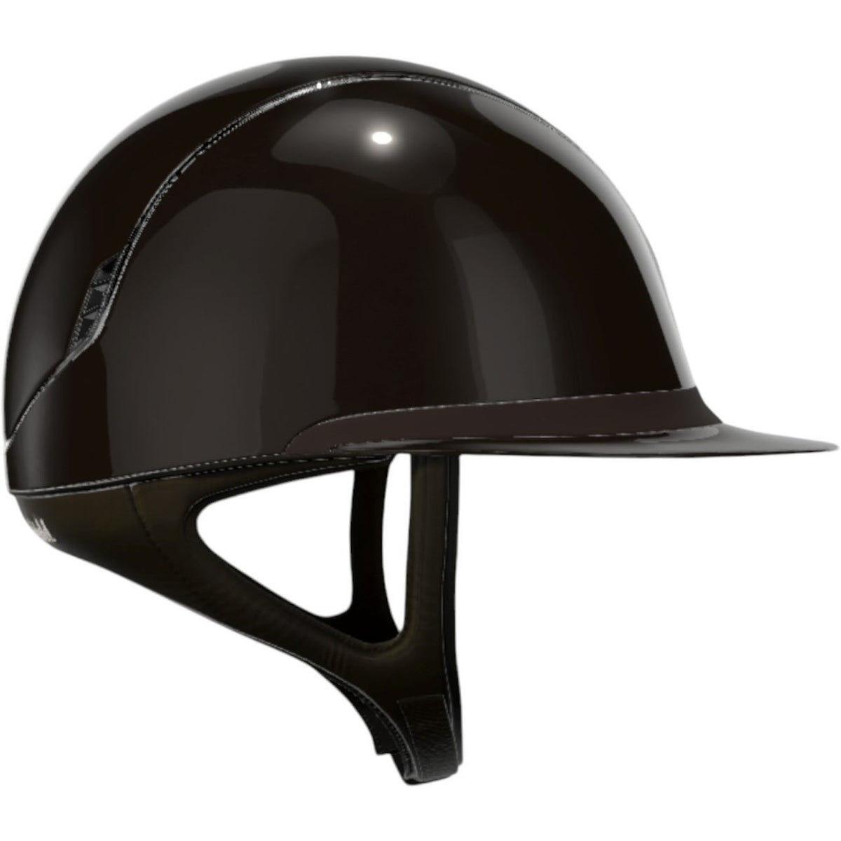 Reithelm Miss Shield 2.0 Glossy Brown Trim + Blason Chrome Black