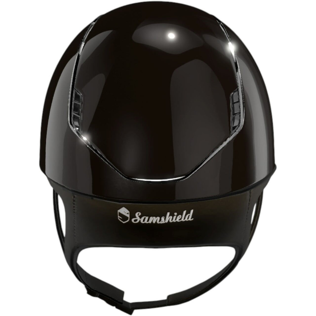 Reithelm 2.0 ShadowGlossy Brown Trim + Blason Chrome Black