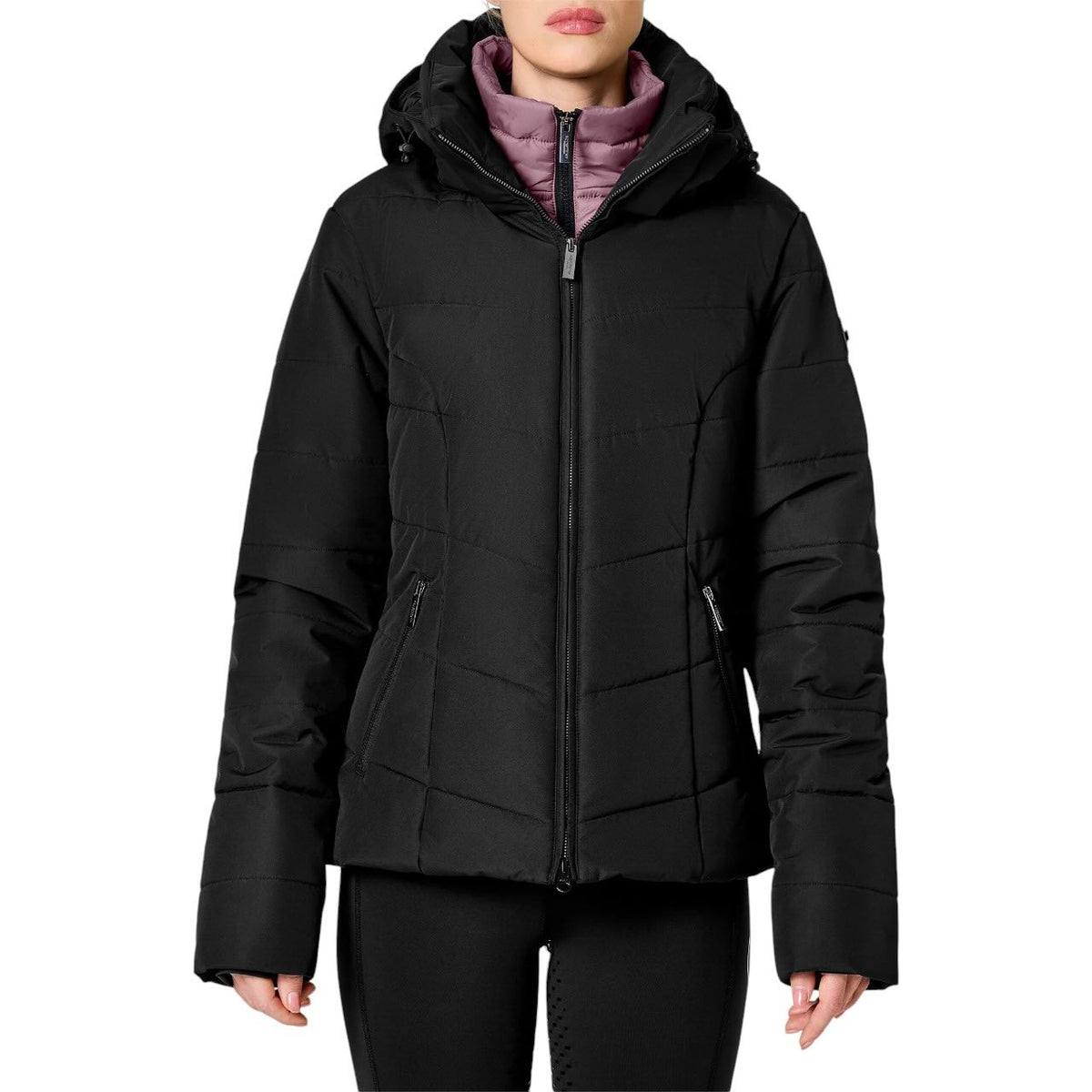 Winterjacke Damen Denali Short Black Blush Jacke