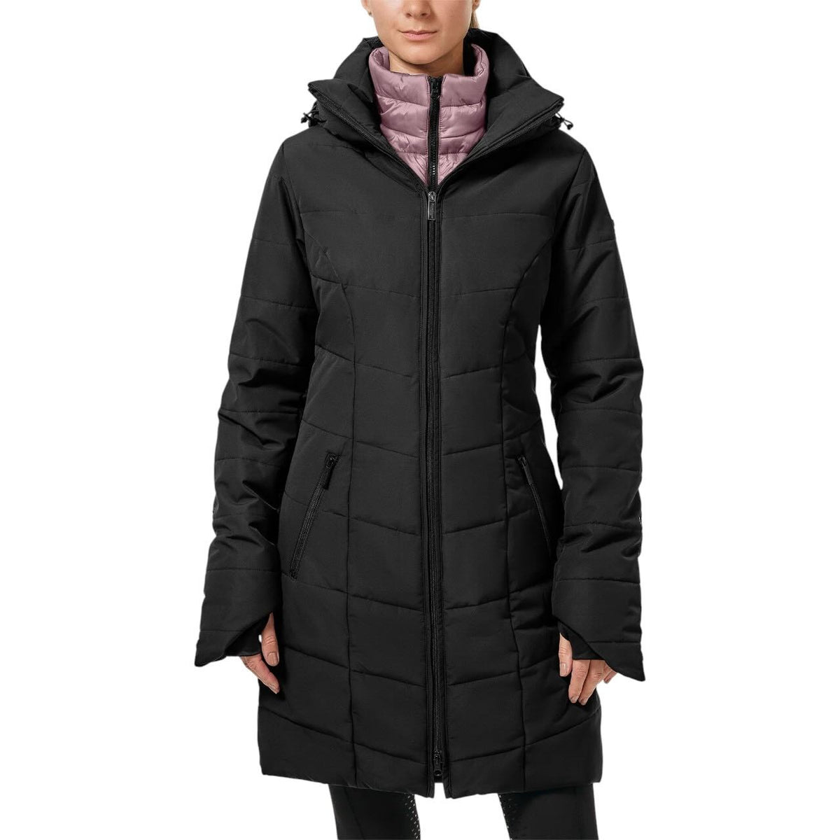 Wintermantel Damen Denali Black Blush Parka