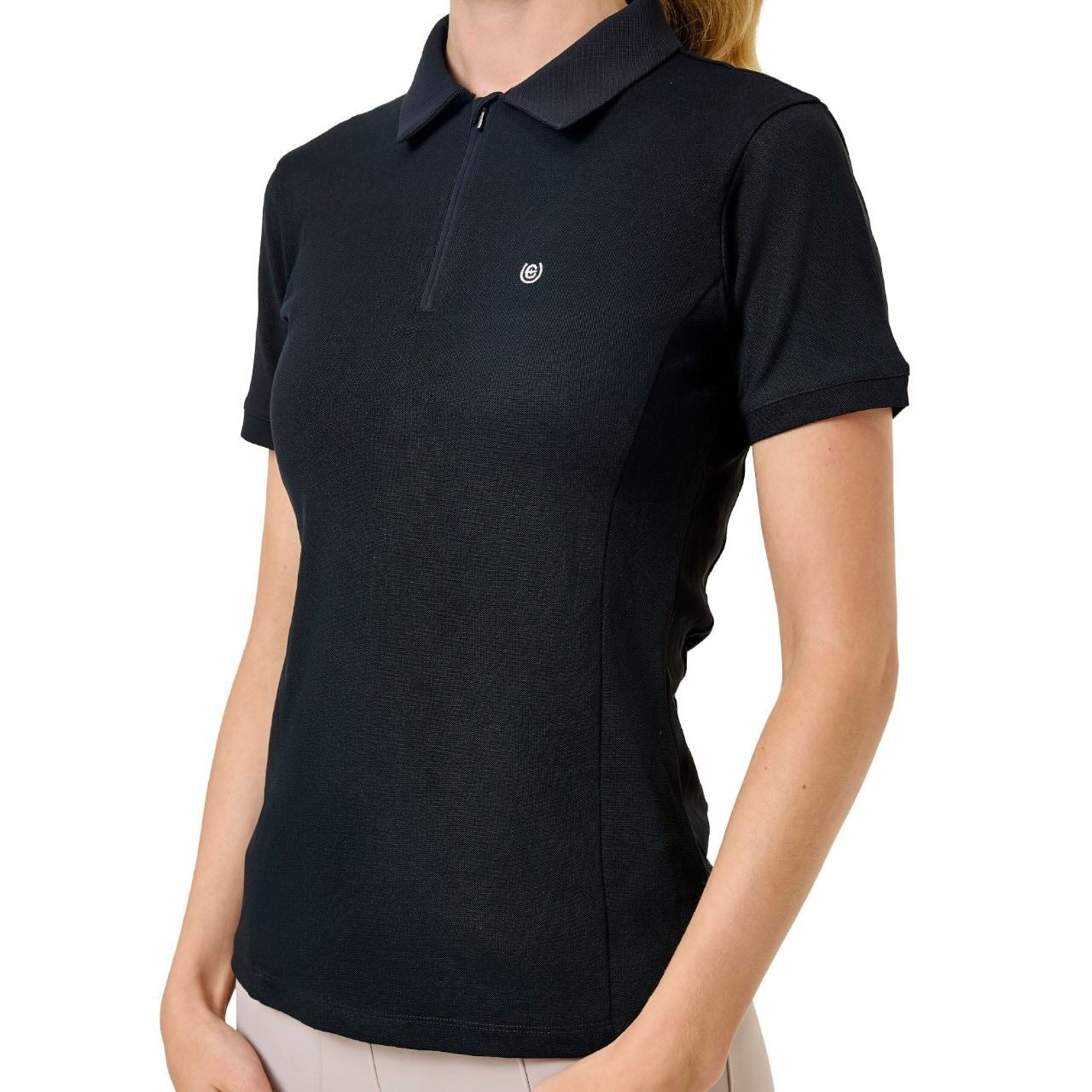 Poloshirt Damen Zip-Shirt