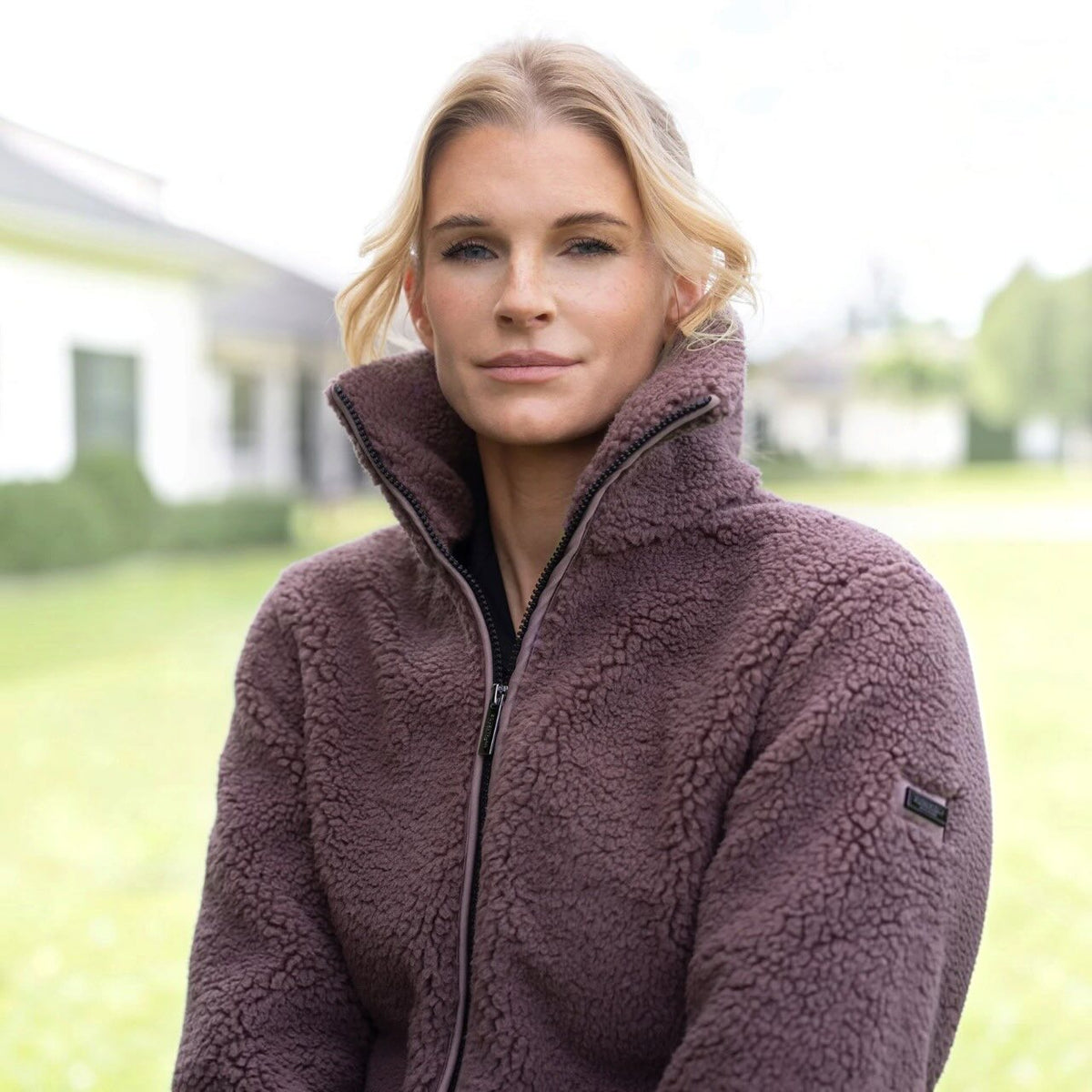 Fleecejacke Damen Teddy Blush Teddyjacke