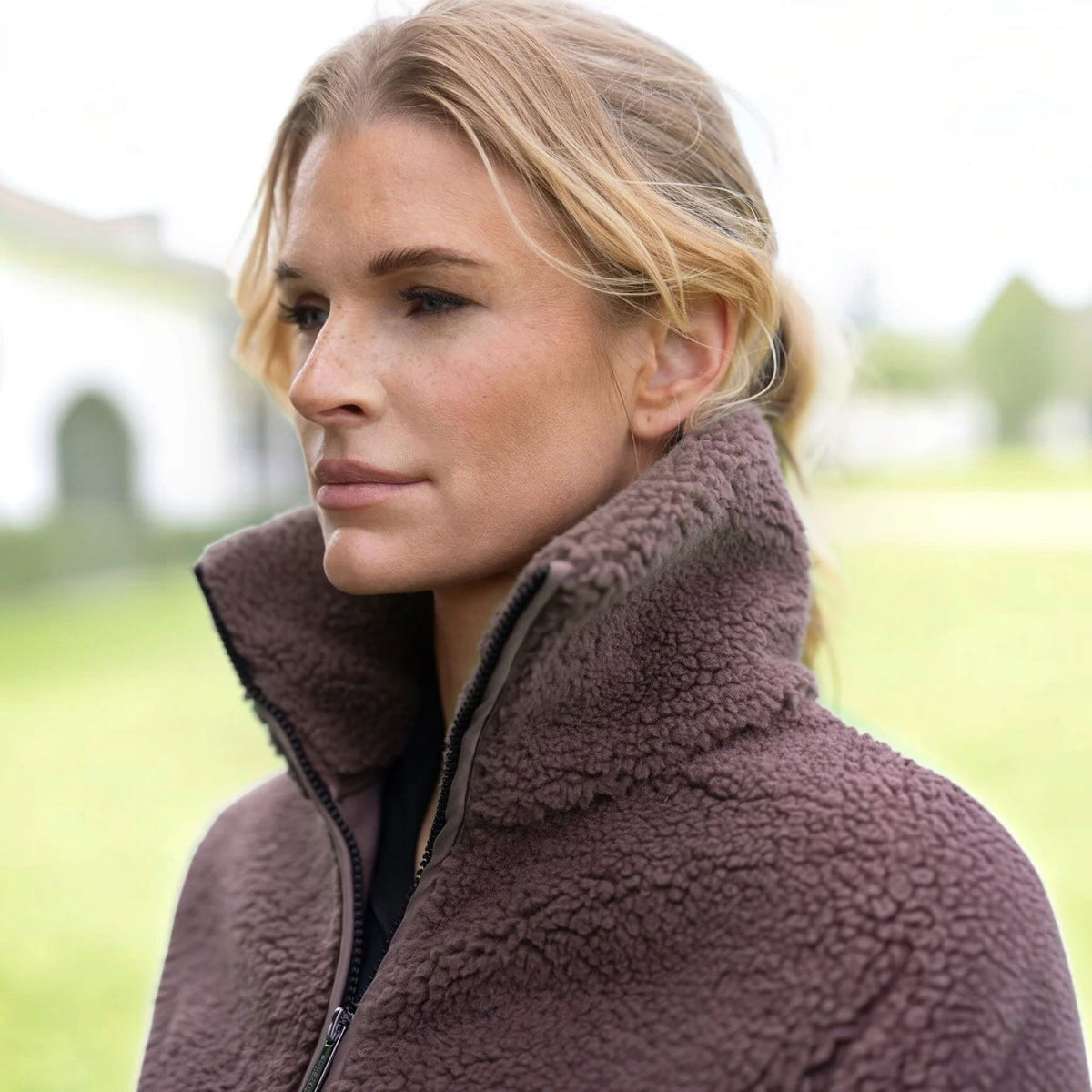 Fleecejacke Damen Teddy Blush Teddyjacke