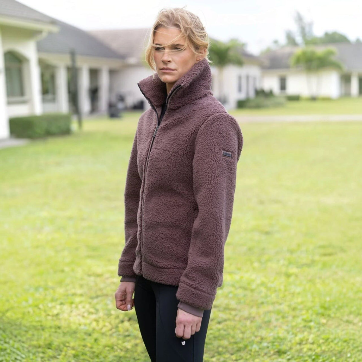 Fleecejacke Damen Teddy Blush Teddyjacke