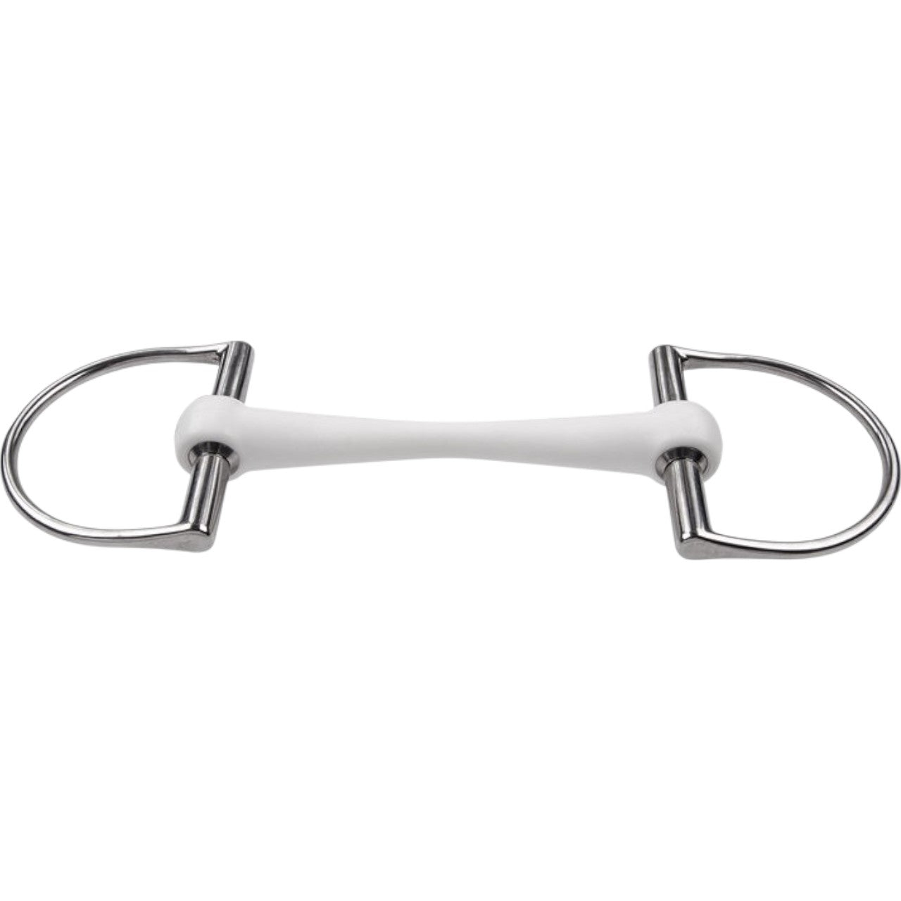 Trust Equestrian D-Ring Gebiss Inno Sense Flexi Soft 15 mm Stangengebiss, Weiß, Produkt allein.