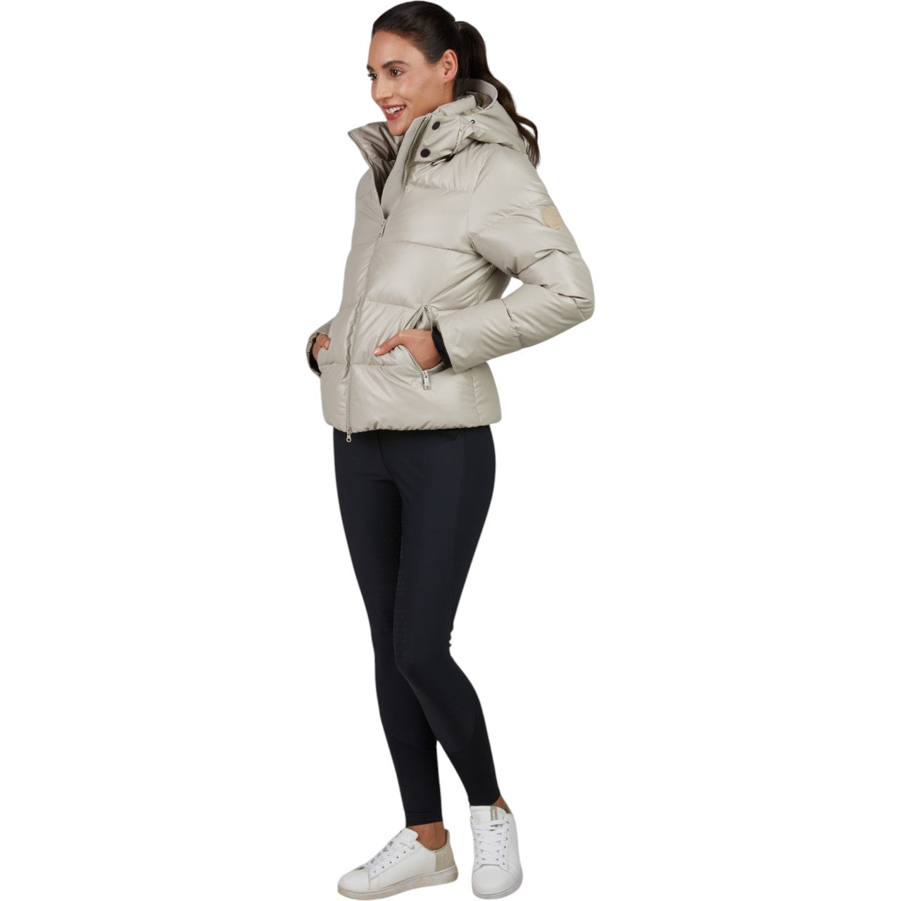 Daunenjacke Damen Shiny Athleisure HW 2025 Jacke