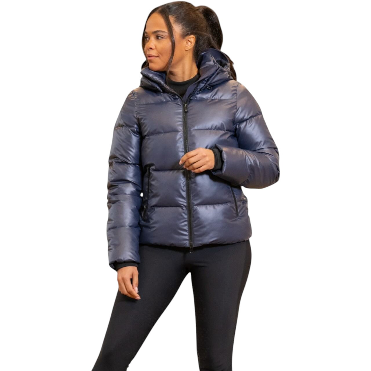 Daunenjacke Damen Shiny Athleisure HW 2025 Jacke