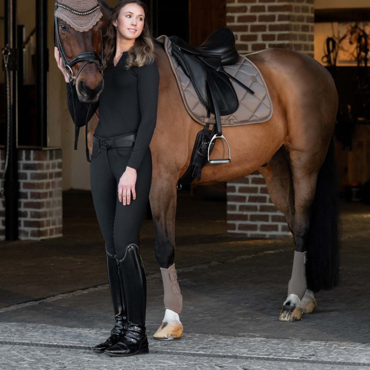 Dressurgamaschen Hinterbein Pro Dressage Platinum 2025 Gamaschen