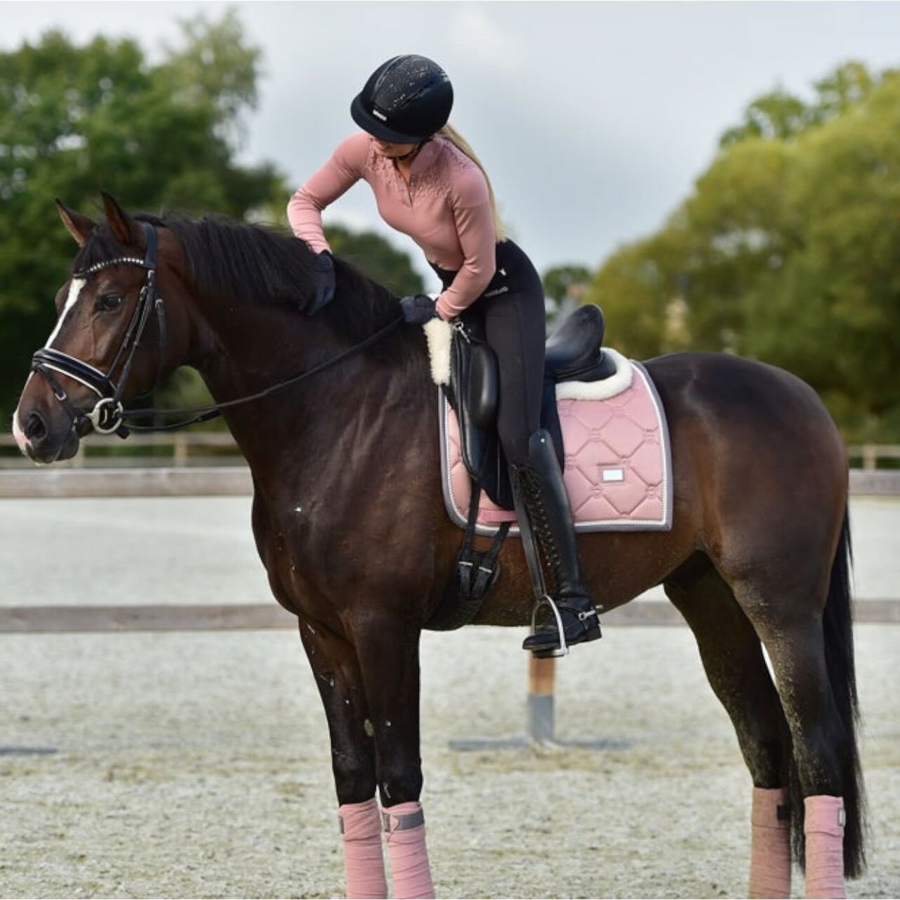 Dressurschabracke Pink Pearl Schabracke