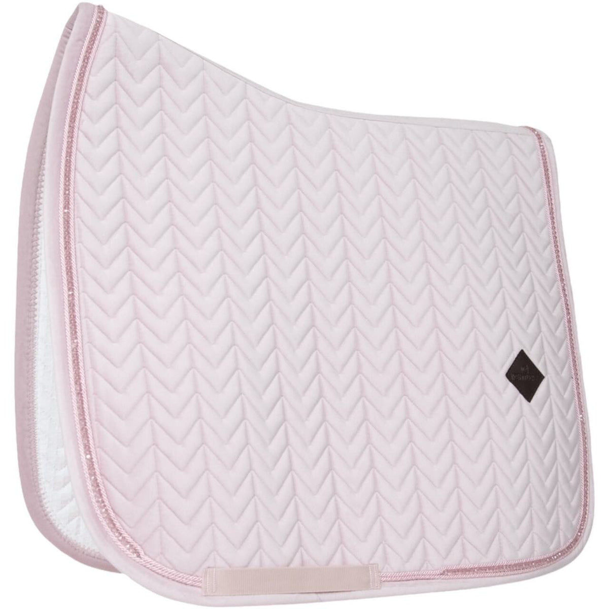 Dressurschabracke Velvet Pearls Schabracke, Hellrosa, Produkt allein.