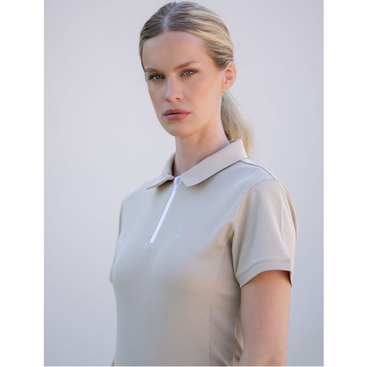 Poloshirt Damen Zip-Shirt