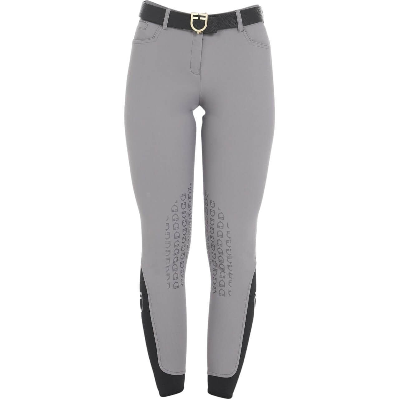 Reithose Damen Latest Generation Kneegrip Summer Breeches Damenreithose - Frost Grey / 40