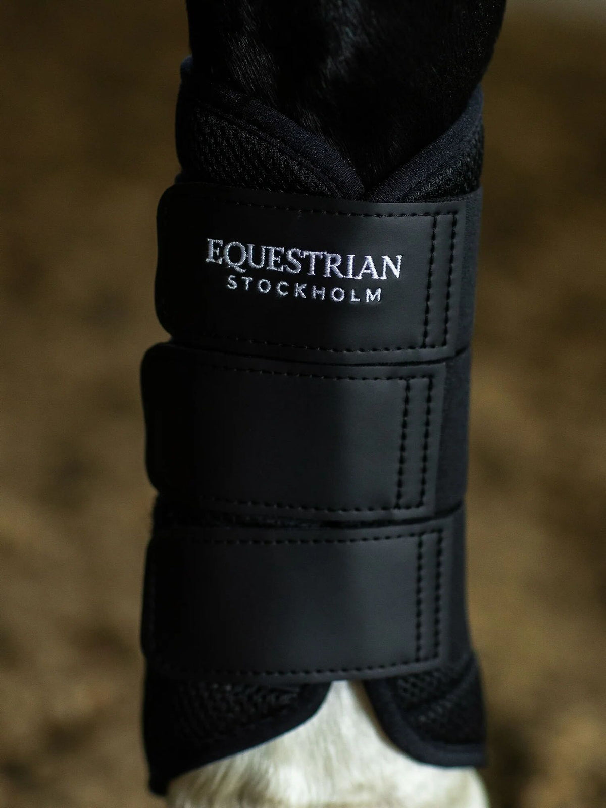 Dressurgamaschen Everyday Black Mesh Brushing Boots