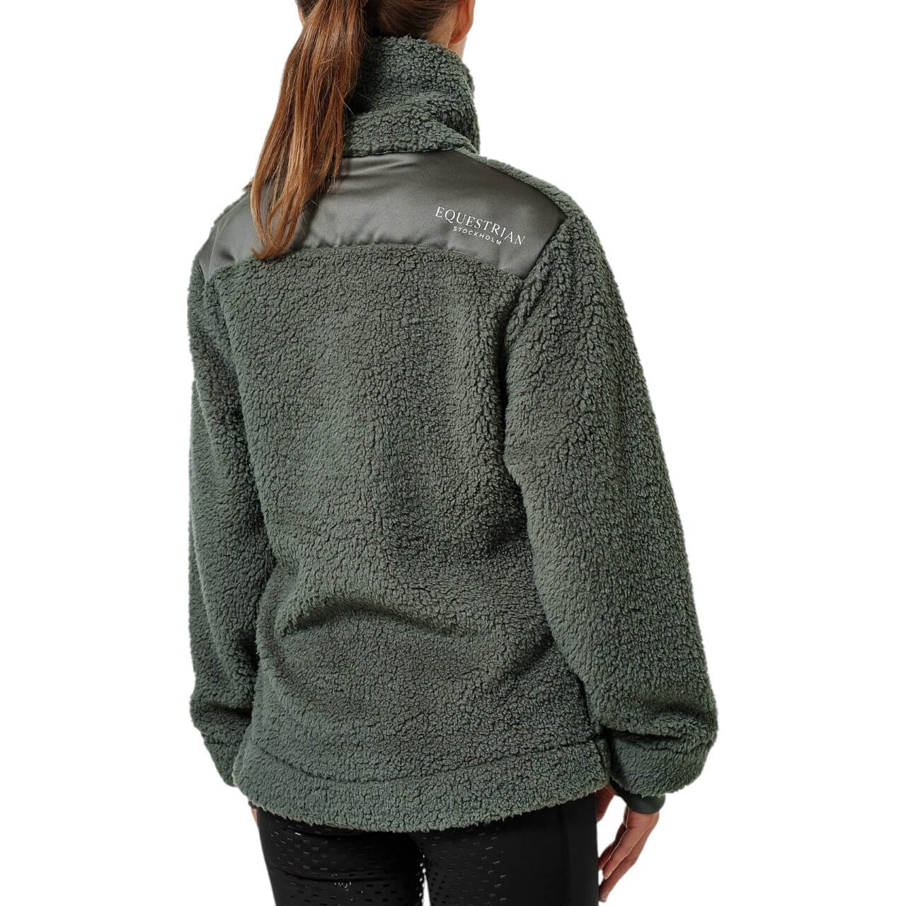Fleecejacke Damen Teddy Avenue Green Jacke