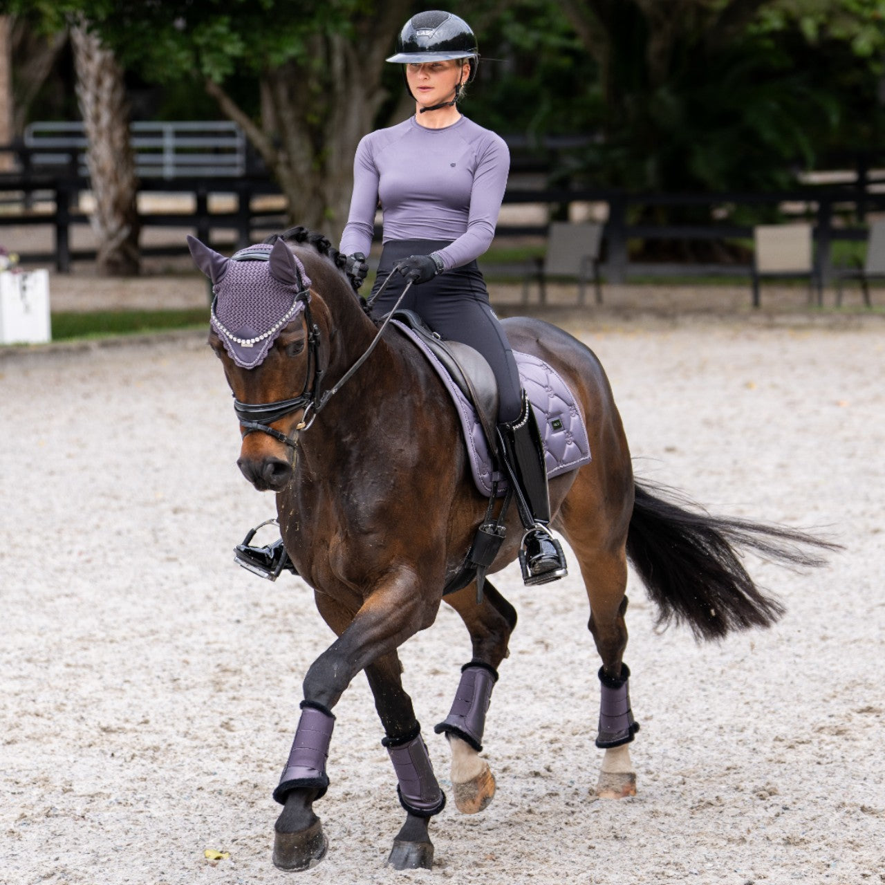 Fliegenhaube Dark Violet Fliegenmütze